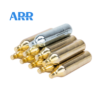 Bouteille de gaz CO2 haute pression ARR de 45 grammes, type cartouche, avec acier respectueux de l'environnement et pression maximale de 50 MPa