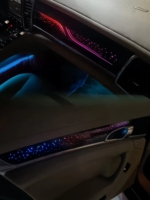 Kit d'éclairage intérieur LED dynamique et coloré style ciel étoilé pour Porsche Panamera 2010-2016 970 971, mise à niveau de l'éclairage d'ambiance