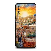 Jérusalem Bâtiment Téléphone étui pour samsung A54 A52 A24 A14 A50 A70 A10 A40 A20S A20E A06 A12 A22 A34 A42 A32 5G A04s A16 Couverture