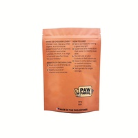 Sachet personnalisé en aluminium avec fermeture éclair pour emballage alimentaire, friandises lyophilisées pour chiens, bœuf et viande