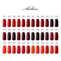 Vente en gros de vernis à ongles classique populaire 3000 couleurs salon vernis à ongles gel UV mode rouge rétro rouge OEM LOGO marque privée