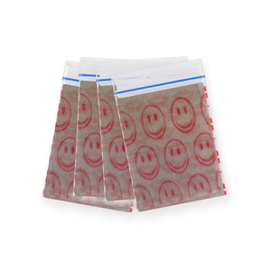 Sachet mini-zippé en LDPE transparent avec impression graphique « Smile », facile à sceller, pour confiseries, boulangeries, snacks sucrés, importateurs de nouveautés - Product Image 2
