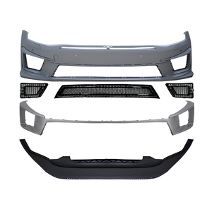 Kit carrosserie style <span class=keywords><strong>R400</strong></span> pour VW Volkswagen <span class=keywords><strong>Golf</strong></span> <span class=keywords><strong>7</strong></span> 2013-2020, comprenant pare-chocs avant et arrière, diffuseur et jupes latérales, pour la mise à niveau facelift. - Product Image 2