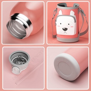 TY 550ml Unique Design Water Aluminium Bottle Cartoon <strong>Animal</strong> Stylish <strong>Drinking</strong> Bottles Double Insulated Water Bottle - Product Image 4