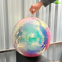 Boule disco miroir personnalisée en usine, taille, couleur et forme, boule de Noël, grande et petite boule disco pour la décoration de fête KTV DJ