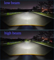 Projecteur LED laser triple direct IDISON Z12W 3 pouces 6000K 90W, projecteur tricolore pour voiture Bi LED Laser