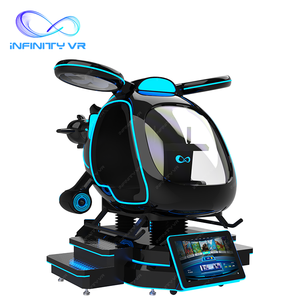 Thực tế ảo máy bay trực thăng Arcade Máy VR Dark <span class=keywords><strong>Series</strong></span> đôi chỗ ngồi bay chụp máy bay 9D VR Cinema đen công viên giải trí - Product Image 3