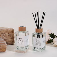Diffuseur d'ambiance écologique sans flamme au parfum de thé, rafraîchissant et longue durée, pour appartement, chambre et hôtel
