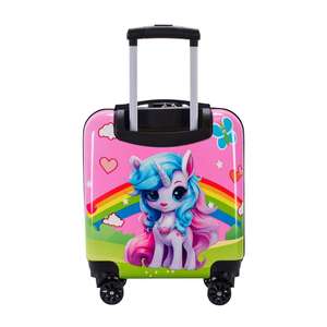 2025 חם מכירה קריקטורה חדשה גלגל שקט באיכות גבוהה משקל קל ילד נסיעות מטען מטען גדול oem מותאם אישית מזוודות - Product Image 5