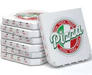 Pizza Shipping Box Packaging Carton Cheap Price Biodegradable 10 12 13 14 Inch Pizza Packing Delivery Box Supplier For Pizza