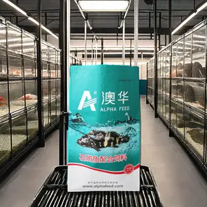 20kg cá thực phẩm túi nhà máy bán hàng trực tiếp thức ăn chăn nuôi PP dệt bao bì túi Nhựa Tùy Chỉnh
