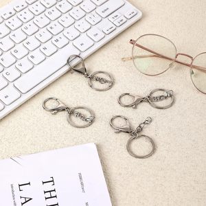 Sets Lobster Claw Clasps <b>Hook</b> With Swivel Clip Flat Split Keychain Ring And Little Lobster Clasp Keychain Bulk Gold Silver Metal - Product Image 4