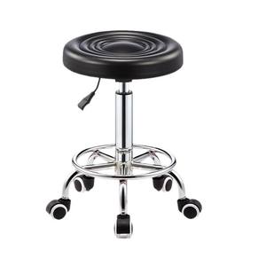 Tabouret pivotant hydraulique réglable en hauteur avec roulettes pour salon et clinique - Product Image 1