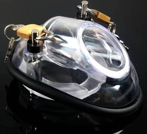 最新デザイン小型男性用コックケージ拘束具ペニスロックBDSM新作セックストイシリコン貞操帯 - Product Image 5