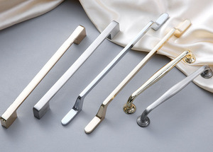 Customized Zinc Door Handles for Kitchen <strong>Drawers</strong> Cupboards Wardrobes and Dressers Furniture Handle for Bedroom &amp; Villa Use - Product Image 5