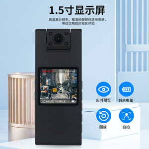 D05 Motorcycle Dashcam 10.2x4x2cm Night Vision For Bicycle And Outdoor Cycling With Mount And Charging Cable - Product Image 3