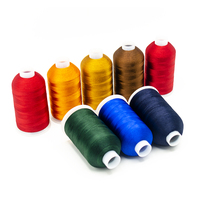 Kardeş Tajima nakış makinesi için özelleştirilmiş Polyester nakış ipliği Polyester 120d 2 5000M