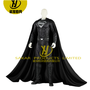 <span class=keywords><strong>Superman</strong></span> Negro Personalizado de Alta Calidad para Hombres Adultos # Trajes de Cosplay de Personajes de Películas para Colección Personal, Vestidos y Tops - Product Image 3