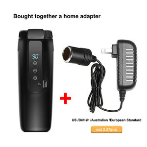 Bouteille Chauffante Intelligente pour Voiture, Tasse de Voyage <span class=keywords><strong>Isotherme</strong></span> en Acier Inoxydable à Chauffage Électrique avec Contrôle de Température - Product Image 6