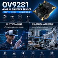 Módulo de Cámara USB con Obturador Global OV9281 de 1MP, 120fps, Monocromática, 1280x800, UVC, Mini Cámara para Seguimiento de Movimiento de Alta Velocidad