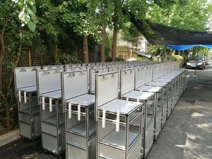 Riel guía de perfil de aluminio industrial, carril deslizante tipo E para puerta deslizante, marco de aleación de aluminio, 1530 - Product Image 4