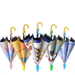 Parapluie à long manche pour enfants, motif animal mignon, imperméable, portable, ultra-léger, design compact, vente en gros - Product Image 1