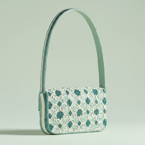 <b>Adjustable</b> Handmade Embroidery Seed Bead Belt Purse with Customized Color Lightweight <b>Square</b> Shape - Product Image 1
