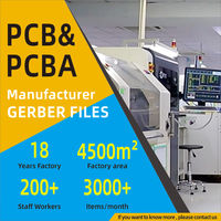 Solutions professionnelles de conception et de fabrication de cartes de circuits imprimés (PCB) avec fichiers Gerber, services de fabrication de cartes de circuits imprimés (PCBA) pour le contrôle industriel, OEM FR-4