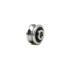 5x17x8mm Chrome/Stainless Steel <strong>V</strong> U <strong>groove</strong> Track Roller <strong>Bearing</strong> SG15 V17 2RS ZZ Linear <strong>Guide</strong> Wheel Pulley <strong>Bearing</strong> - Product Image 5