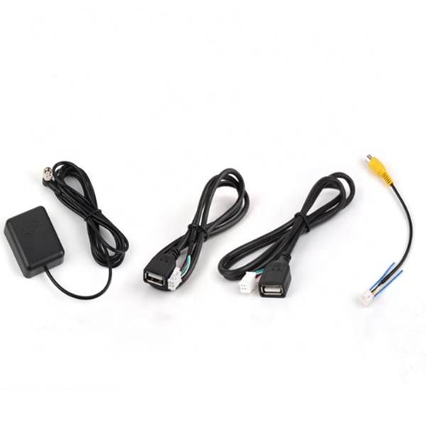 4G 5G Android Radio Car Accessories RCA Output Wire External Microphone Adapter Cable 2 Din Car Audio Video RCA Cable Automobile