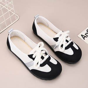 Zapatillas Deportivas Retro de Mujer para Primavera/Verano, de Malla Textil Sólida, Cómodas, Versátiles, para Entrenamiento, en Oferta - Product Image 3