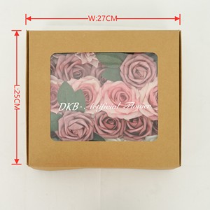 Nhà Máy Bán buôn DIY hoa nhân tạo handmade Rose bó hoa đám cưới và giáng sinh trang trí nhà - Product Image 2