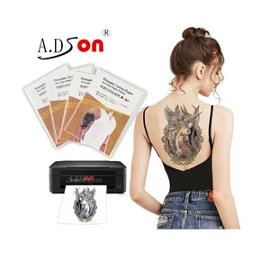 A4 Afdrukbare Diy Inkjet Tattoo Stencil Papier Zweetbestendige Tatoeages Sticker Groothandel Tijdelijke Blanco Tattoo Papier