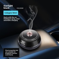 Diffuseur de parfum automatique pour voiture en verre de luxe portable, purificateur d'air intelligent, éliminateur d'odeurs, parfum longue durée
