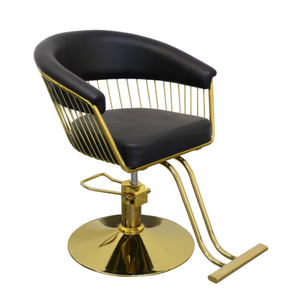 Modern Black Salon Furniture Set PU Synthetic Leather Includes Hair Wash <b>Chair</b> with Black Bowl and Barber Shop Trolley - Product Image 5