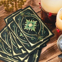 Jeu de cartes de tarot entièrement personnalisé, jeu de cartes personnalisé avec boîte de rangement rigide, cartes Oracle de taille standard pour les divertissements de fête