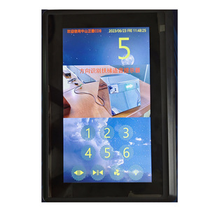 Pantalla Digital de Piso para Ascensor con Indicador de Llegada y Teclado Táctil para Edificio de Oficinas, Diseño Moderno, Material de Vidrio - Product Image 4