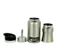 Machine à café de voiture 24v 12v, machine à café portable de voyage avec boîtier en acier inoxydable