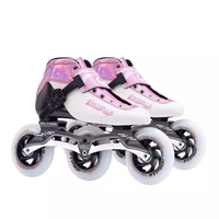 Patins à roulettes de vitesse Roselle-T5 en fibre de carbone et alliage d'aluminium, pour enfants et adultes, professionnels, grandes roues, en ligne