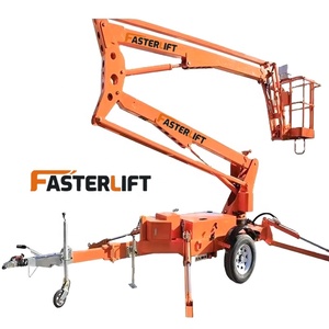Plataforma Elevadora Eléctrica Remolcable de 18, 20 y 22 m, con Cable de Acero, Alimentada por Batería Eléctrica Diésel, para Mantenimiento en Altura - Product Image 2