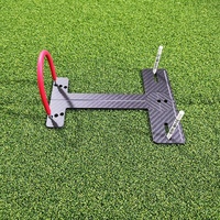 SwingPerfect Golf Putting Gate 3 Pack Arche de putting en métal flexible avec ligne de départ et contrôle de la vitesse, aide à l'entraînement portable pour intérieur et extérieur