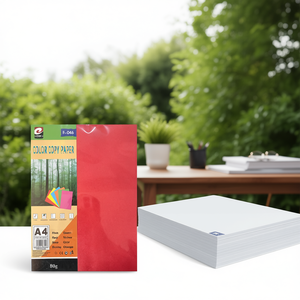 กระดาษถ่ายเอกสารสีเออร์ปสล์ A4 80 กรัม 100 แผ่น กระดาษพิมพ์สีทึบ สำหรับใช้ในสำนักงาน - Product Image 3