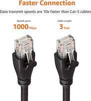 Flat Cat6 RJ45 kabel Lan jaringan Ethernet Cable PVC kabel listrik Usb mikro ke kabel pengisian cepat mikro kepang
