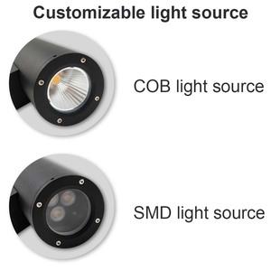 Applique murale double tête en aluminium, éclairage haut et bas, étanche IP65 pour extérieur, hôtel, patio, allée, escalier - Product Image 2