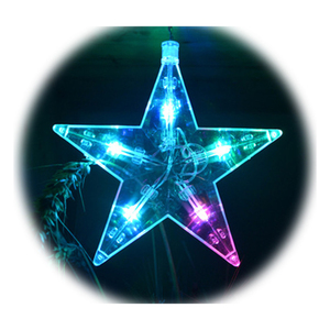 Cortina <span class=keywords><strong>de</strong></span> <span class=keywords><strong>luces</strong></span> Led con forma <span class=keywords><strong>de</strong></span> luna y estrellas, iluminación decorativa para exteriores, para bar - Product Image 2