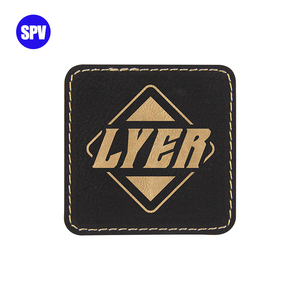 Placas de Identificación en Blanco para Grabado Láser, con Gancho y Bucle, Parches de Cuero Grabables con Láser - Product Image 6