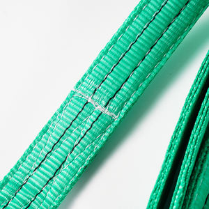 ポリエステル製フラットウェビングスリング 2プライ 荷揚げ用 <span class=keywords><strong>50mm</strong></span> 2トン 安全率5:1 6:1 7:1 1年保証 - Product Image 3