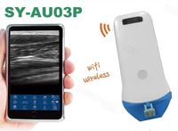 Sonde SY-AU03P sans fil type B/W échographe 128 éléments échographe sans fil de haute qualité