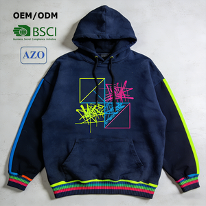 Sudaderas con Capucha Personalizadas de Alta Gama para Hombre, Estilo Vintage, de Algodón Sólido, con Serigrafía, Tejido Francés Transpirable de 420 g/m², de Fábrica de Ropa - Product Image 1