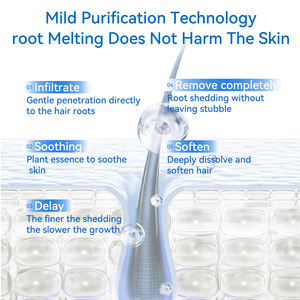 كريم إزالة الشعر الطبيعي والعضوي فعال للإبطين والجسم بالكامل بدون ألم للنساء والرجال الكسولين - Product Image 6